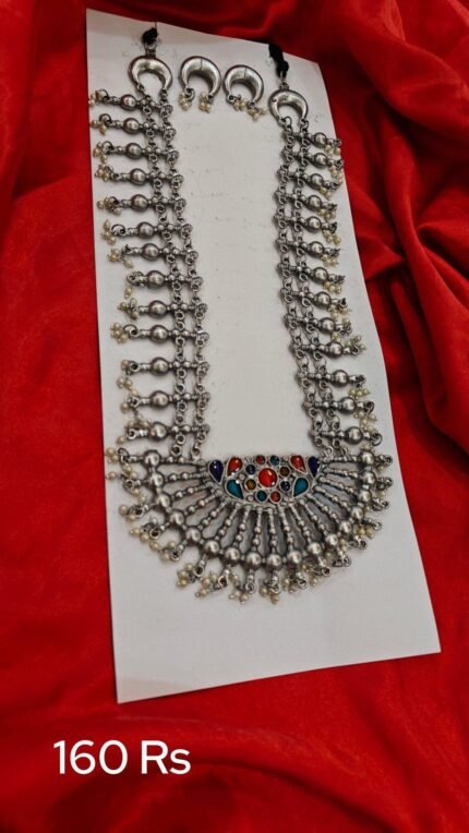 long meena necklace