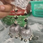 naagin beaded jhumka