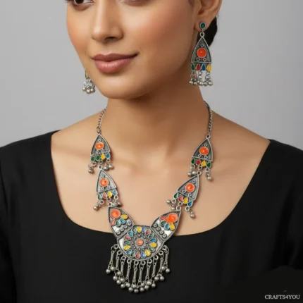 Meena V Necklace