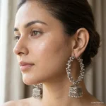 NAVY EARRINGS