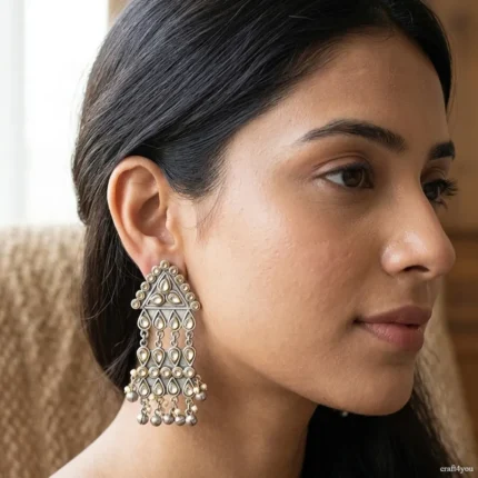 NAWAL KUNDAN EARRINGS