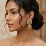 RAJKOT SUNFLOWER STUDS JHUMKI