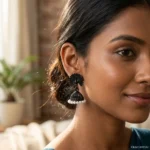 RAJKORT WHITE PEARL EARRING