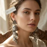 zig zag black jhumka